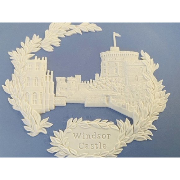 Wedgwood Jasperware Christmas 1969 Windsor Castle Made in England Excellent - Picture 5 of 6